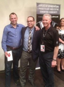 Receiving my Canadaian Championship medal from The Executive Director of Squash Canada and the Tournament DIrector