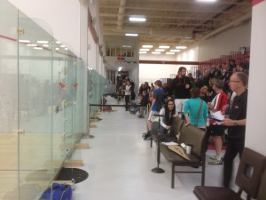 Squash courts at the Glenora Royal Club in Edmonton